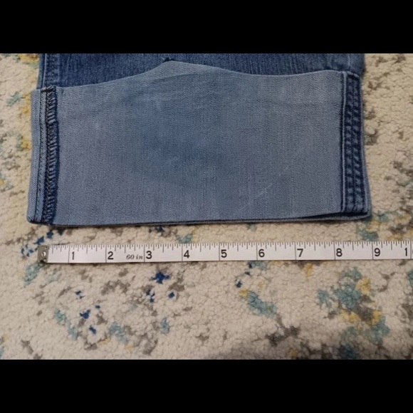 Catherines Womens‎ Capri Jeans High Rise Stretch Denim Dark Wash Plus Size 26W - Picture 5 of 7